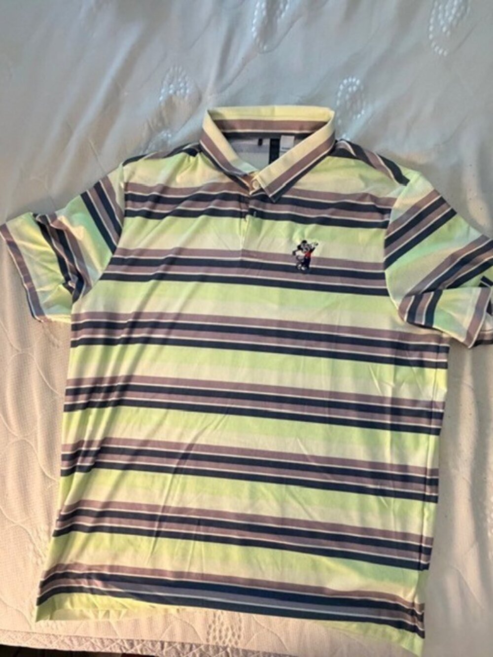 New Adidas Micky Mouse Golf Shirt -XXL